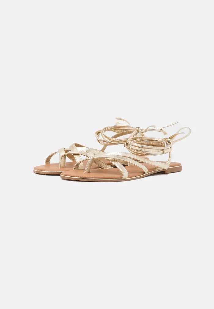 Sandale ANNA FIELD Anna Field T-bar Sandals Doré Femme | CPS-8886108